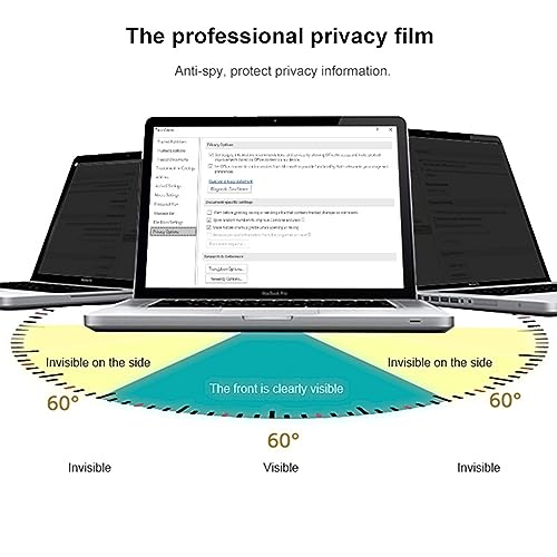 Magnetic Privacy Screen, 11.6-27 Inch Removable Laptop Privacy Filter, Anti-Glare (15inch/34.4x19.4CM) - size: 15inch/34.4x19.4CM