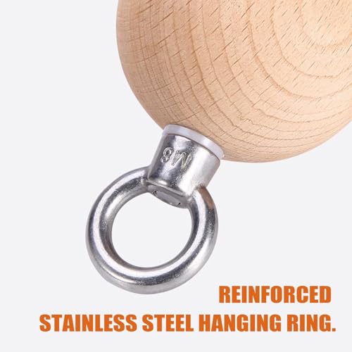 Rock Climbing Ball Grips 2 Pieces Rock Climbing Grip | Non-Slip Forearm Exerciser for Barbell Resistance Band Handle Training Exercise