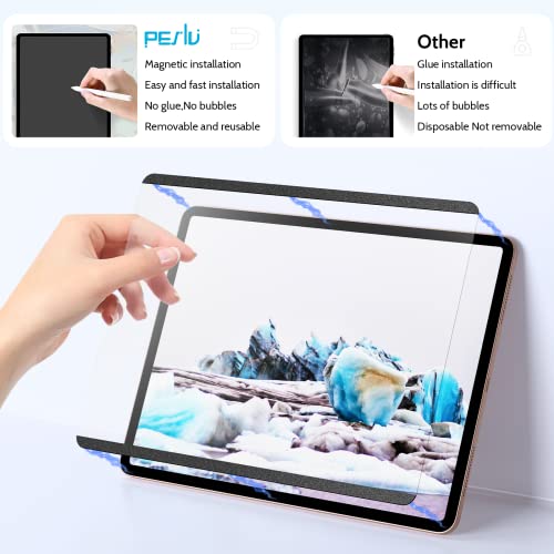 Peslv 2 Pack Magnetic Screen Protector for iPad Air 5th 4th & iPad Pro 11"(2018-2022) Feel Like Writing Drawing On Paper, Removable Matte Anti Glare - size: iPad Pro 11(2018-2022)/ Air 4/ Air 5
