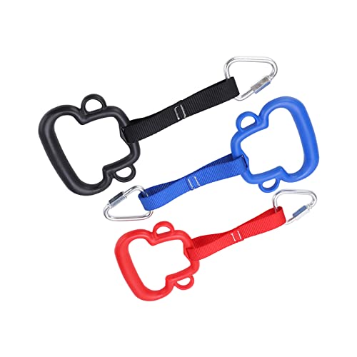 Gymnastic Rings, 440 lbs Load Bearing Outdoor Climbing Rings Durable Hanging Equipment for Kids Families Backyard Play Gymnastic Training