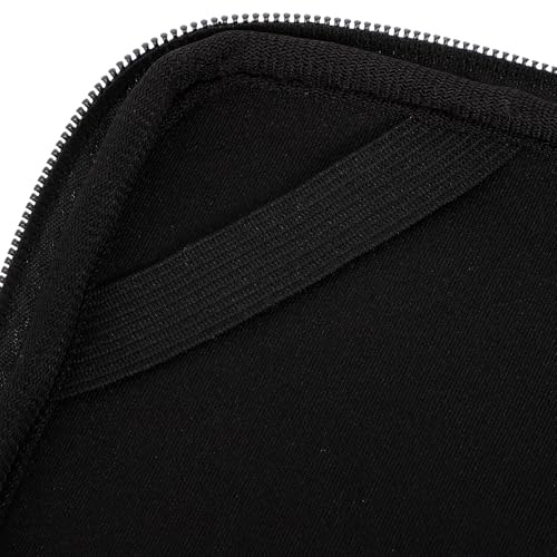 Lurrose Neoprene 13-inch Laptop Sleeve Bag for Notebook and Tablet, Anti-Shock Inner Bag with Anti-Scratch Protection, Portable Office Storage Case in Black