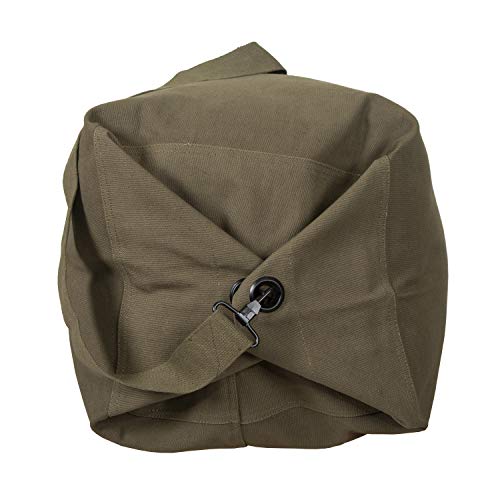 Stansport Deluxe Duffel Bag with Shoulder Strap - color: Olive Green, size: 50" X 14.5" X 14.5"