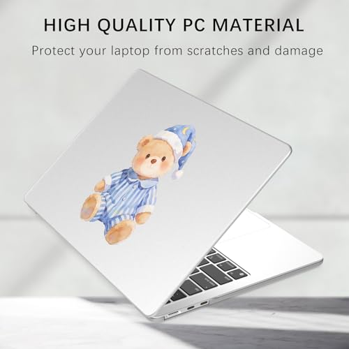 Compatible with MacBook Pro 13 inch Case Cute Kawaii Bear | M2 2025, 2024-2016 A2338 M1 A2251 A2289 A2159 A1989 A1708 A1706 | Protective Hard Shell Matte Cover for Mac Pro 13 - color: Bear A, size: MacBook Pro 13 inch
