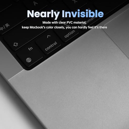 Palm Rest Cover Compatible with 2025 2024 MacBook Air 15" M4 M3 Chip A3241 A3114 Trackpad Protector Skin for Apple MacBook Air 15.3 Inch M4 M3 A3114 Touchpad Cover Trackpad Protector, Clear - size: 2024+ MacBook Air 15.3" M4 M3(Clear)