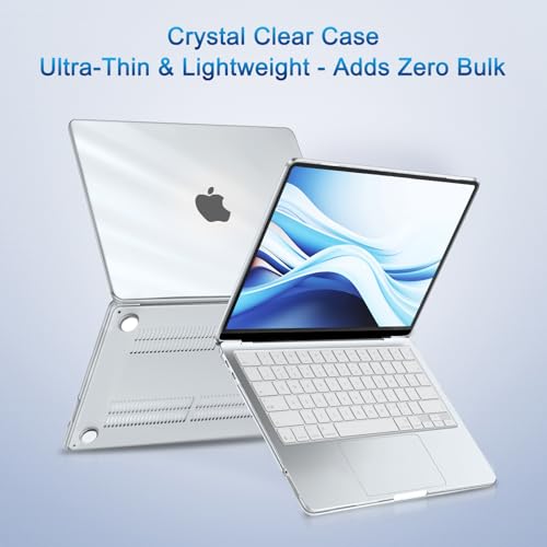 MOSISO Compatible with MacBook Neo Case 13 inch 2026 A3404 A18 Pro Chip | Scratch-Resistant Ultra-thin Protective Hard Shell Case Cover, Crystal Clear - color: Crystal Clear