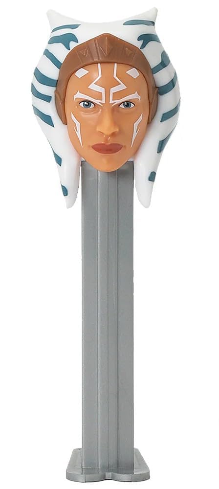 PEZ Star Wars Mandalorian Candy Dispenser - Ahsoka PEZ Candy Dispenser With Refills | Star Wars Party Favor, Grab Bags