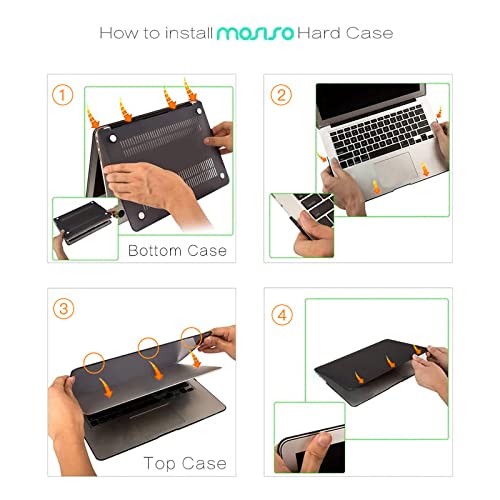 MOSISO Case Compatible with MacBook Air 13 inch A1369 A1466, Crystal Clear | Plastic Hard Shell & Keyboard Cover & Screen Protector Compatible with MacBook Air 13 (Older Version 2010 - end 2017) - color: Crystal Clear