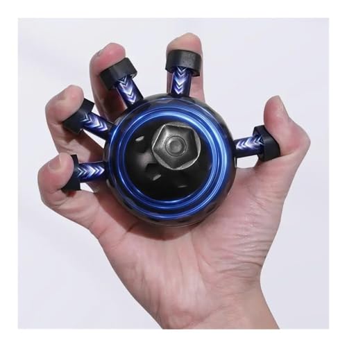 Portable Hand Grip Strengthener, 2Pcs Adjustable Finger Trainer, Hand Exercise Accessories for Climbing, Fitness and Hand Recovery Practice - color: Black