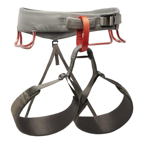 BLACK DIAMOND Men's Momentum Rock Climbing Harness, Adjustable Loops - color: Moonstone, size: XL (36-39" Waist)