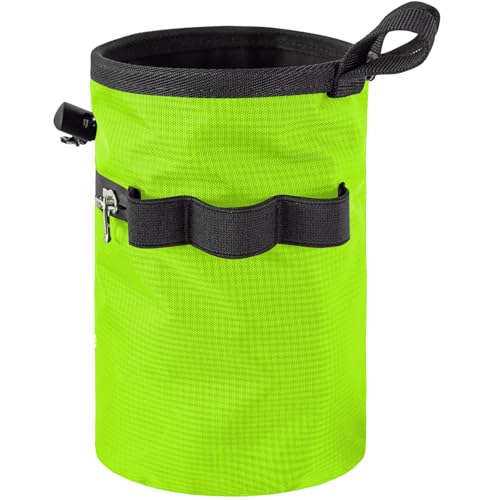 Adjustable Bouldering Chalk Bag Talcum Powder Weightlifting Pouches Rock Climbing Bags Climbing Equipment Bouldering Bucket - color: Willow Green