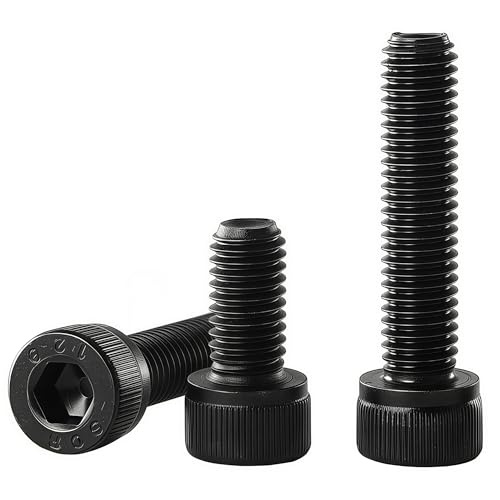 M10-1.5 x 25mm Socket Head Cap Screws, M10x1.5 Bolt, 12.9 Grade Alloy Steel, Allen Socket Drive, Black Oxide Finish, Full Thread, Quantity 10 - size: M10 x 25mm(10PCS)
