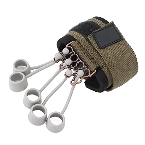 ZJchao Finger Strengthener, Silicone Finger Exerciser with Adjustable Wrist Strap, 6 Resistance Levels for Finger Flexion Extension Training, Hand Grip Strengthener for Rock Climbing, (20lbs Red) - size: 20 Pound Red