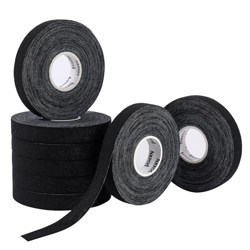 Bighorn Athletics Finger Tape, Male Climber Tin, 0.5" x 45ft, 8Rolls, Black | Climbing tape with retro design tape holder for tension support & bouldering. EZ tear, strong adhesive, residue-free. - color: Black