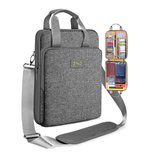 Laptop Case 12.9 13 Shoulder Bag, Expandable Handbag with Valuables Compartment Compatible with MacBook Air/Pro/Neo 13" M5/M4/M3/M2/M1, iPad 12.9/13/11, Water-Resistant & Shockproof,L01G03 - color: L01g03, size: 13"