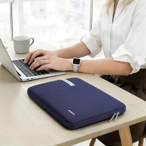 NIDOO 16 inch Laptop Sleeve Computer Carrying Case Cover for 16" Lenovo ThinkBook 16p E16 L16 T16 Z16/ ThinkBook 16 Gen 8 / Dell Pro 16 Plus /16" MacBook Pro M4 M5 Pro Max/HP ASUS Samsung, Blue - color: Blue, size: 16 Inch
