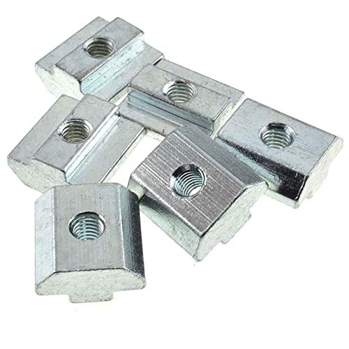 15pcs 4040 Series Sliding T Nuts Metric M4 Thread Slide in Hammer Head T-Nut for Standard 8mm T-Slot Aluminum Extrusion Profile （4040 Series M4） - size: 4040 Series M4