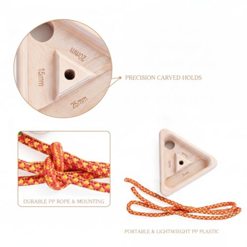 Portable PP Plastic Fingerboard for Hand Exercise, Compact 5.9 x 5.9 Inch Travel Trainer (1 Piece)