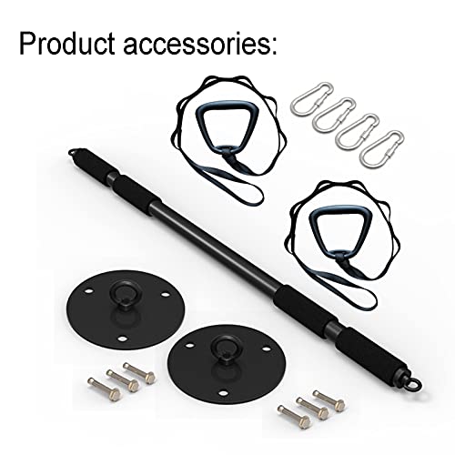 Strength Training Fitness Pull-up Bar, Home Indoor Ceiling Installation, Height Adjustable Multifunctional Sports Equipment, Steady Load 300kg