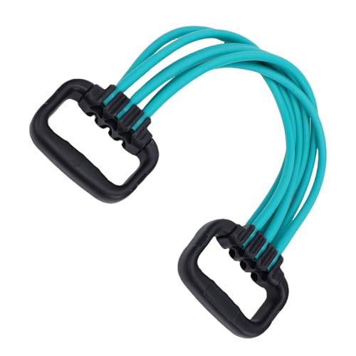ZJchao 6 Tube Adjustable Resistance Band Shoulder Trainer Back Stretcher Pull Rope with Detachable Tubes for Customizable Back Shoulder Workouts