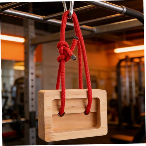 Veemoon 2pcs Portable Wooden Hangboard Rock Climbing Fingerboard for Climbers Climbing Training Equipment Indoor and Outdoor Bouldering Grip Strength