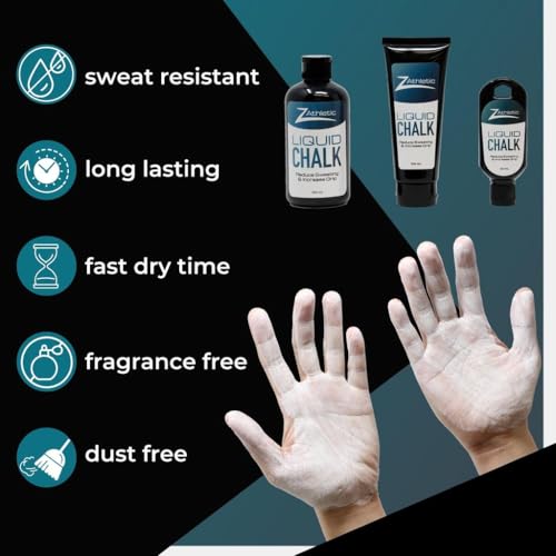 Z Athletic Gym Chalk Ball for Rock Climbing, Gymnastics, and Weightlifting - style: 100ml Liquid Chalk