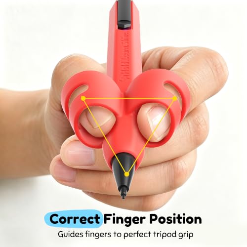 4-Pack Corrective Training Pencils,Ergonomic Posture Correction Control Handwriting Aid,Sensory Tool for Calm & Focus,Silent Fidgeting for ADHD & Special Needs,Ideal for Preschoolers,Students