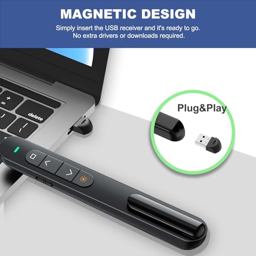 QUI Presenter Clicker Bundle | BK600 Slim-Shaped USB A Black & BQ100 Remote-Shaped USB A Purple