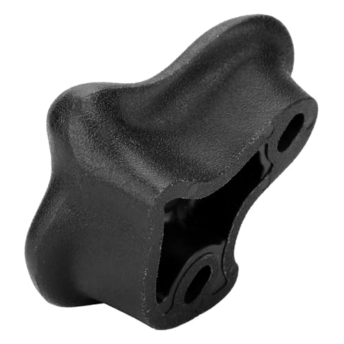 10PCS Rock Climbing Holds, PE Ergonomic Design with Rock Texture for Indoor Outdoor Climbing Wall, Includes Screws and Wrench Tools - color: Black
