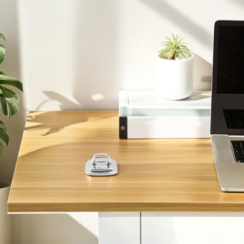 Laptop Security Anchor Plate Universal Compatibility 4PCS Set for Laptops and Tablets Easy Installation for Office Use