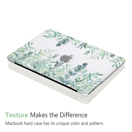 Case for MacBook Pro 14-inch Laptop M5 M4 M3 M2 M1 A3427 A3426 A3434 A3112 A3185 A3401 A2918 A2992 A2779 A2442 2026-2021 Release, Hard Shell&Keyboard Cover&Screen Protector&Webcam Cover, Green Plants - color: Green Clear