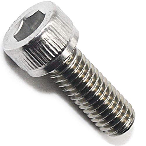Fullerkreg M6-1.0 x 16MM Socket Head Cap Screws, Allen Socket Drive, Din 912, AISI 304 Stainless Steel (18-8), 20 PCS - size: M6-1.0 x 16MM