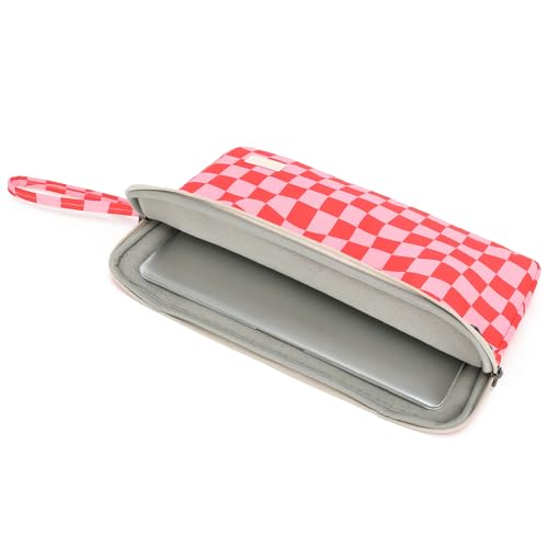 Laptop Sleeve 14 inch 14.0 inch Laptop case Bag (Pink Checkered, 14 inch) - color: Pink Checkered, size: 14 inch