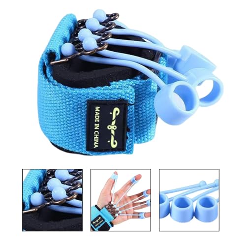 Finger Strength Exerciser Silicone Reusable Grip Strength Trainer | Universal for Wrist Physical Rehabilitation, Adults Hand Cramps Recovery, Men Women - color: 40 pounds