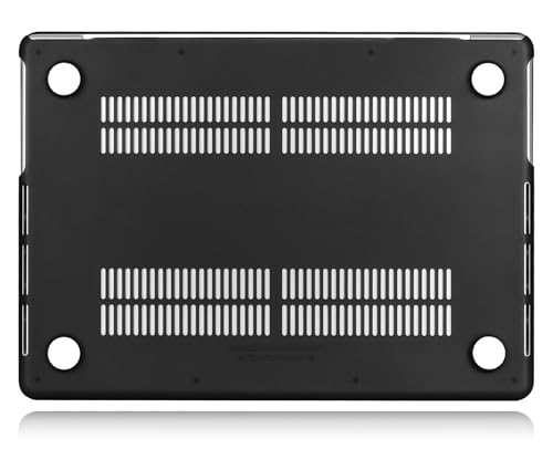 UESWILL Compatible with MacBook Pro 16 inch Case 2021-2026 Release M5 M4 M3 M2 M1 Pro Max chip Model: A3429 A3428 A3403 A3186 A2991 A2780 A2485, Matte Hard Shell Cover, Black - color: Black, size: MacBook Pro 16" (M1 M2 M3 M4 M5)