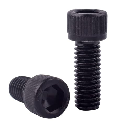 20Pcs 1/4-20 x 1-1/4" Socket Head Cap Screws Bolts, 12.9 Grade Alloy Steel Black Oxide Finish, Allen Hex Drive, UNC Coarse Full Thread - size: 1/4-20 x 1-1/4" (20PCS)