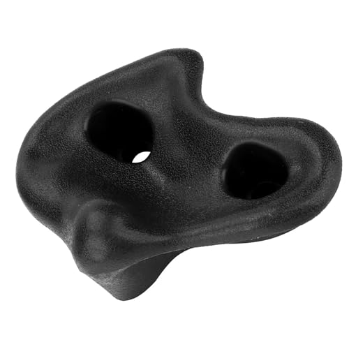 Demeras 10PCS Plastic Climbing Holds Grips Kids Climbing Stones Small Kids Toys Grip Climbing Rock Set for Climbing Frames Tree Houses (Black)