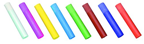 On 6 Colors DCC-72-6C 72 Units in Japan Physics and Chemistry da Stress Choke (Japan Import) Dustless Chalk 72pcs, 6 Colors - color: Red, Yellow, Blue, Green, Brown, Violet