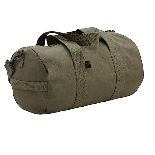 Rothco Heavy-Duty Canvas Shoulder Duffle Bag - Rugged Travel Gym Gear Equipment Bag - color: Olive Drab, size: 24 Inches