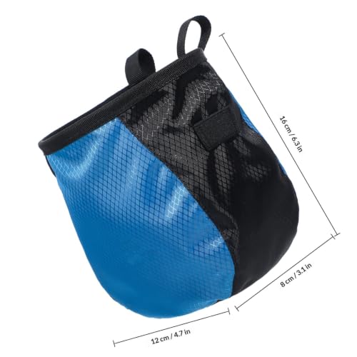 Homoyoyo Rock Climbing Chalk Bags Wear-Resistant Polyester Material Large Capacity 2 Pcs with Drawstring Closure Multi-Functional Outdoor Sports Chalk Bags for Gymnastics and Travel