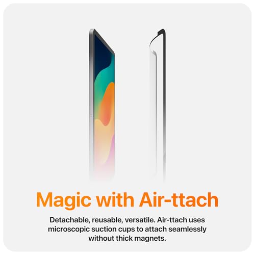 UPPERCASE GhostPaper Air Premium Detachable Paper Feel Writing Sketching Surface Screen Protector, Air-ttach Nano Suction Mounting, Compatible with iPad Pro 13" M5/M4 (2025 2024) - size: iPad Pro 13" (2024-2025)