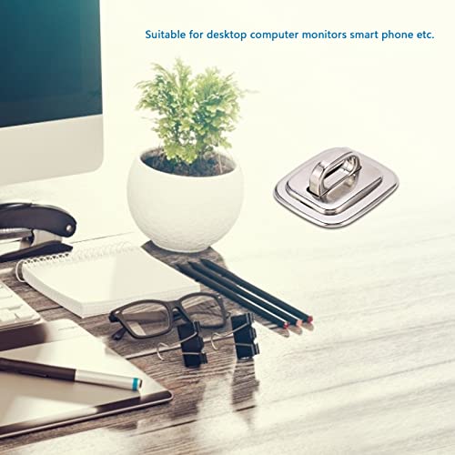 HERCHR Laptop Anchor Plate, Anti Theft Security Anchor Base Universal Computer Lock Fixing Board Monitors Stable Support Pad for Laptops, Tablets, Smart Phone