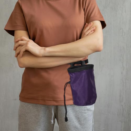 Generic Outdoor Climbing Powder Bag Chalk Bag Bouldering with Large Capacity User-Friendly Ergonomic Design Oxford Cloth and Fleece Material for Outdoor Climbing Activities