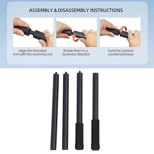 Stretch Yoga Stick, Flexibility Stick for Physical Therapy, Yoga Sturdy Steel Adjustable Stretching Promote Flexibility and Balance Versatile Exercise Stiitness