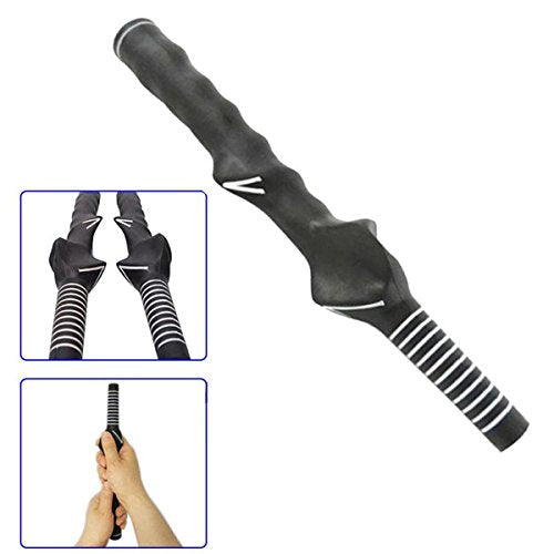 traderplus Right-Handed Golf Swing Training Grip Trainer, Black - color: 2 Pack
