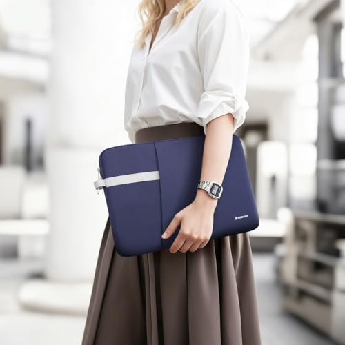 NIDOO 16 inch Laptop Sleeve Computer Carrying Case Cover for 16" Lenovo ThinkBook 16p E16 L16 T16 Z16/ ThinkBook 16 Gen 8 / Dell Pro 16 Plus /16" MacBook Pro M4 M5 Pro Max/HP ASUS Samsung, Blue - color: Blue, size: 16 Inch