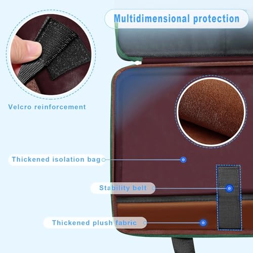 Slim Expandable Laptop Case 15.6 Inch Sleeve Upgraded Protective Durable Recycled Carrying Case Compatible with MacBook 15" & 16" and Most 15" 15.6" 16" Notebook,BK01GR01 - color: Bk01gr01, size: 15.6"