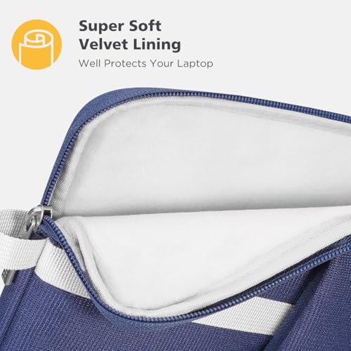 NIDOO Laptop Sleeve 14 inch Laptop Case for Lenovo ThinkPad X1 Carbon Yoga / 14" ThinkPad T14 E14 L14 / 14" Dell Latitude 5450 7455/14" MacBook Pro M5 Pro MAX 2026/ ASUS HP Acer Computer Carrying Bag - color: Blue, size: 14 Inch