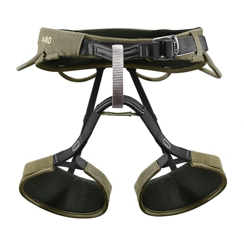 KAILAS Airo Rock Climbing Harness Men Roofing Harnesses Rescue Mountaineering Safety Belt Women Comfortable Lightweight - color: Gray Green, size: X-Large