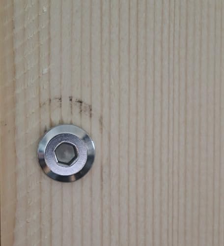 10pcs M6 x 75mmRivet Countersunk Socket Cap Bolts Screws Connecting 304 Stainless Steel - size: 10pcs M6 x 75mm