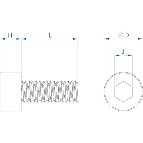 M6-1.0 x 12MM Socket Head Cap Screws,304 Stainless Steel, Quantity 20 - size: M6-1.0 x 12MM
